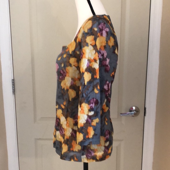Liz Claiborne Floral Blouse - Picture 2 of 5